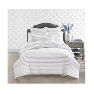 Charter Club Damask Designs Seersucker Ombre Stripe, Twin Comforter Set
